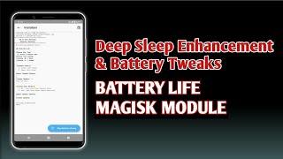 Module Magisk Terbaik Buat Hemat Baterai - Deep Sleep Enhancement & Battery Life