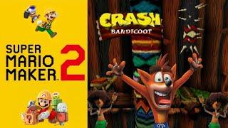 Super Mario Maker 2 × Crash Bandicoot: Native Fortress REMADE