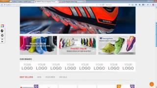 Magento Theme Installation - EM Chaussure Full Package