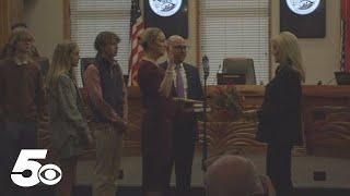 Molly Rawn sworn in as Fayetteville's mayor