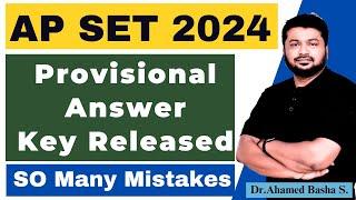 Provisional Answer Key - APSET 2024 #apset #apset2024