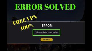 PUBG Lite PC region unavailable { 100% FREE VPN }