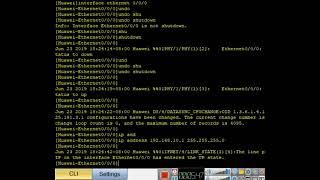 How to assign ip address in huawei Router and switch using eNSP Simulator