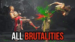 Mortal Kombat 1 - ALL Reiko Brutalities [4k HDR] Gameplay