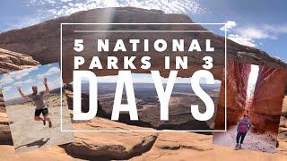 Utah's 5 National Parks in 3 Days Road Trip