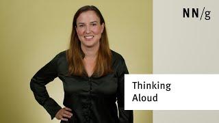 Help Users Think Aloud