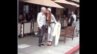 Rodrigo Alves kisses Phoebe Price while at lunch in Beverly Hills!!! - Subscribe