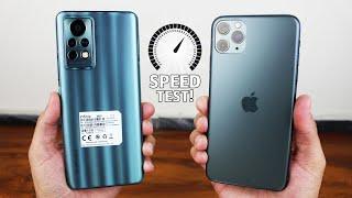 Infinix Note 11 Pro vs iPhone 11 Pro Max SPEED TEST! OMG