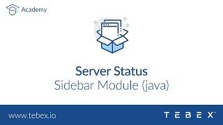 Tebex - Server Status Sidebar Module (java)