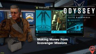 Elite Dangerous: Odyssey | Scavenger Missions Are Easy Early Credits