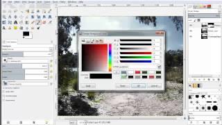 GIMP : Color correcting and tone mapping an image using RGB channels / HD