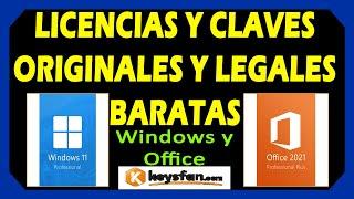 Licencia Clave BARATO y Original de Windows 11 Pro y Office 2021 con un 50 % y un 62 % de descuento