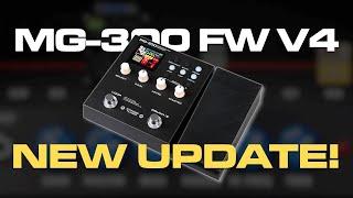 NUX MG-300 Update v4 with Free Presets