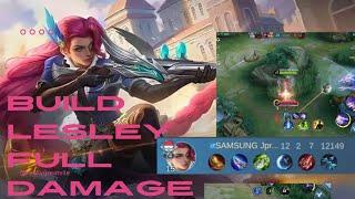 BUILD LESLEY FULL DAMAGE || YOU MUST TRY THIS