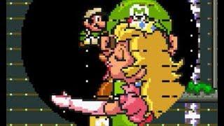 Super Mario Bros.: TLL (SNES): Glitched ending scripts (PART 1) with glitch characters (7E0753**)