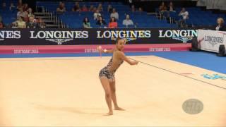 Fatma Magdy SALMAN (EGY) 2015 Rhythmic Worlds Stuttgart - Qualifications Clubs