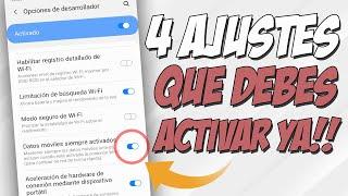 4 Ajustes Para AHORRAR BATERIA que Tienes que ACTIVAR YA!!