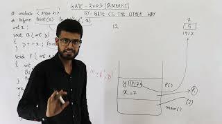 Gate 2003 pyq C Programming | Consider the C program shown below.#include  stdio.h #define print(x)