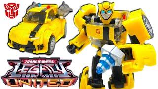 Transformers LEGACY United Deluxe Class BUMBLEBEE Animated Universe Review