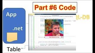 Code Example for Local SQL Database in C#Part 6