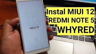 Cara instal Miui 12 Redmi Note 5 whyred Flash full firmware