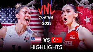 LEGENDARY MATCH | USA vs TURKIYE | Women's VNL 2023