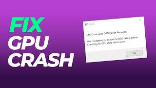 FIX UE5 | Исправляем вылеты GPU Crashed or D3D Device Removed