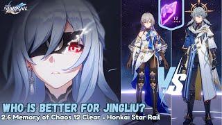 Would Jingliu prefer Bronya E2+ or Sunday? | 2.6 MoC 12 - 1 Cycle Clear | Honkai Star Rail