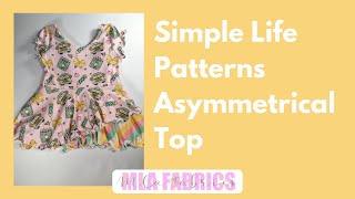 Simple Life Patterns Asymmetrical Top Tutorial