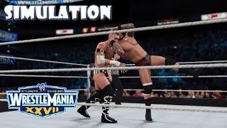 WWE 2K16 SIMULATION: Randy Orton vs CM Punk | Wrestlemania 27 Highlights