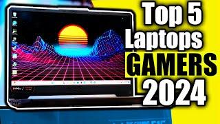 Top 5 MEJORES LAPTOPS GAMING 2024  CALIDAD PRECIO 