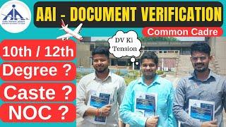 AAI : Documents Verification | Important DV | AAI Jobs 2023 | Must Watch