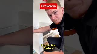 Electric Mat Underfloor Heating System ProWarm talk to us about Underfloor Heating #Underfloor