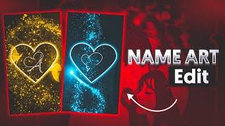 Trending Name Art Video Editing | Instagram Name Art Video Editing