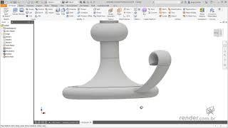 32 - Modellieren eines Kerzenhalters | Inventor 2018 Teils