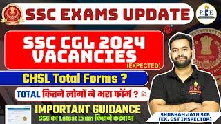 SSC CGL 2024 Vacances(expected)| CHSL 2024 competition| Important suggestions| SSC latest updates