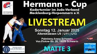 Matte 3 - Hermann – Cup - 12.01.2025 - Schwerin -  Judo Fanpage Nürnberg