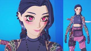 (PS5) Fortnite Megumi Skin Gameplay (No Commentary)