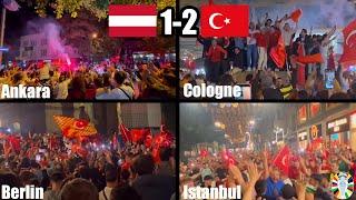 Crazy Scenes In Turkey And Germany As Türkiye Fans Celebrate Beating Austria In The Round Of 16