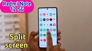 How To Enable Split Screen In Redmi Note 12 5G, Dual Screen Create In Redmi Note 12 5G,
