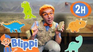 Learn Dinosaur Names For Kids | Blippi | Educational Songs For Kids| Inclusive Explorers