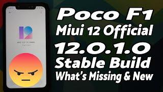 Poco F1 | Official MIUI 12 Stable Features | MIUI 12.0.1.0 Stable | What's New & Missing