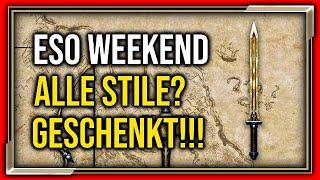 Alle Handwerks-Stile geschenkt! & noch ein 100% EP Event | ESO Weekend The Elder Scrolls Online News