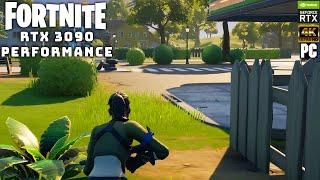 Fortnite Performance EPIC Settings 4K RTX 3090 DLSS + Ray Tracing (Timestamp & PC specs in desc.)