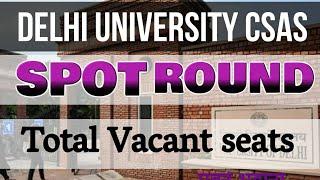 DU Spot Round Vacant Seats | Total Vacant Seats in Du spot round