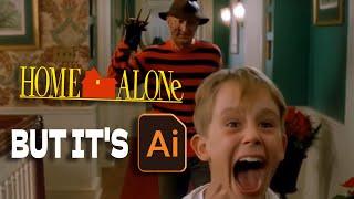 Home Alone Movie Trailer (but it's AI Fever Dream)