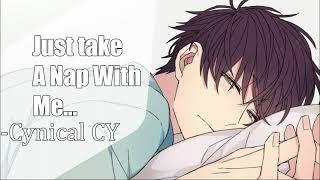 Sleepy Dominant Boyfriend Convinces You To Take A Nap | ASMR Roleplay | [Sleepy] [Cute] [Cuddle]