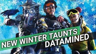 New Apex Legends Winter Event Taunt Voice Lines!