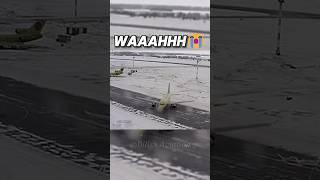 S7 Does NOT Like The Snow #aviation #meme #funny #short #cute #snow #canada