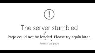 Windows Store fix The Server Stumbled || page could not be loaded.please try again later ||